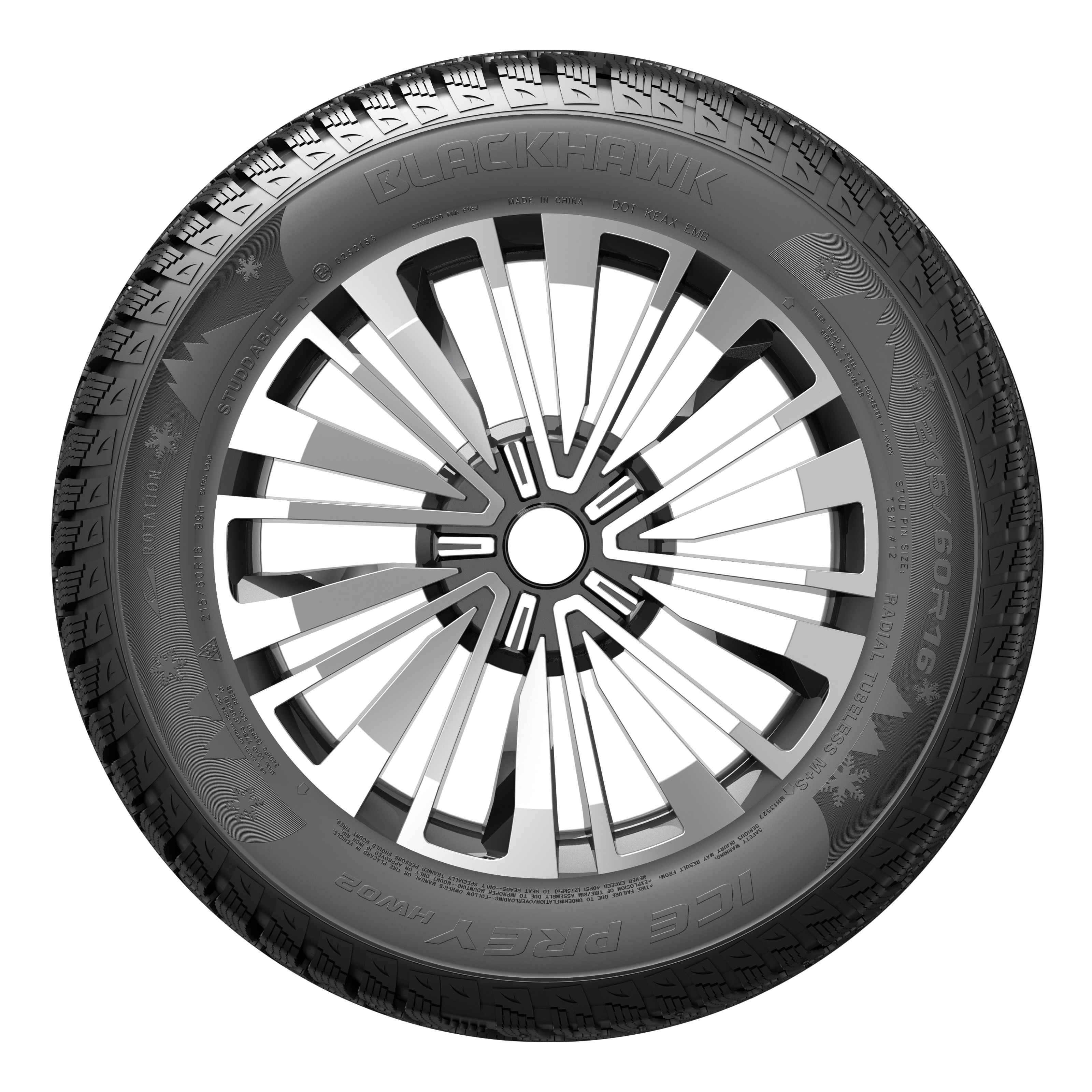 Blackhawk Ice Prey, Studdable Winter Tires for passenger cars in Canadian winters