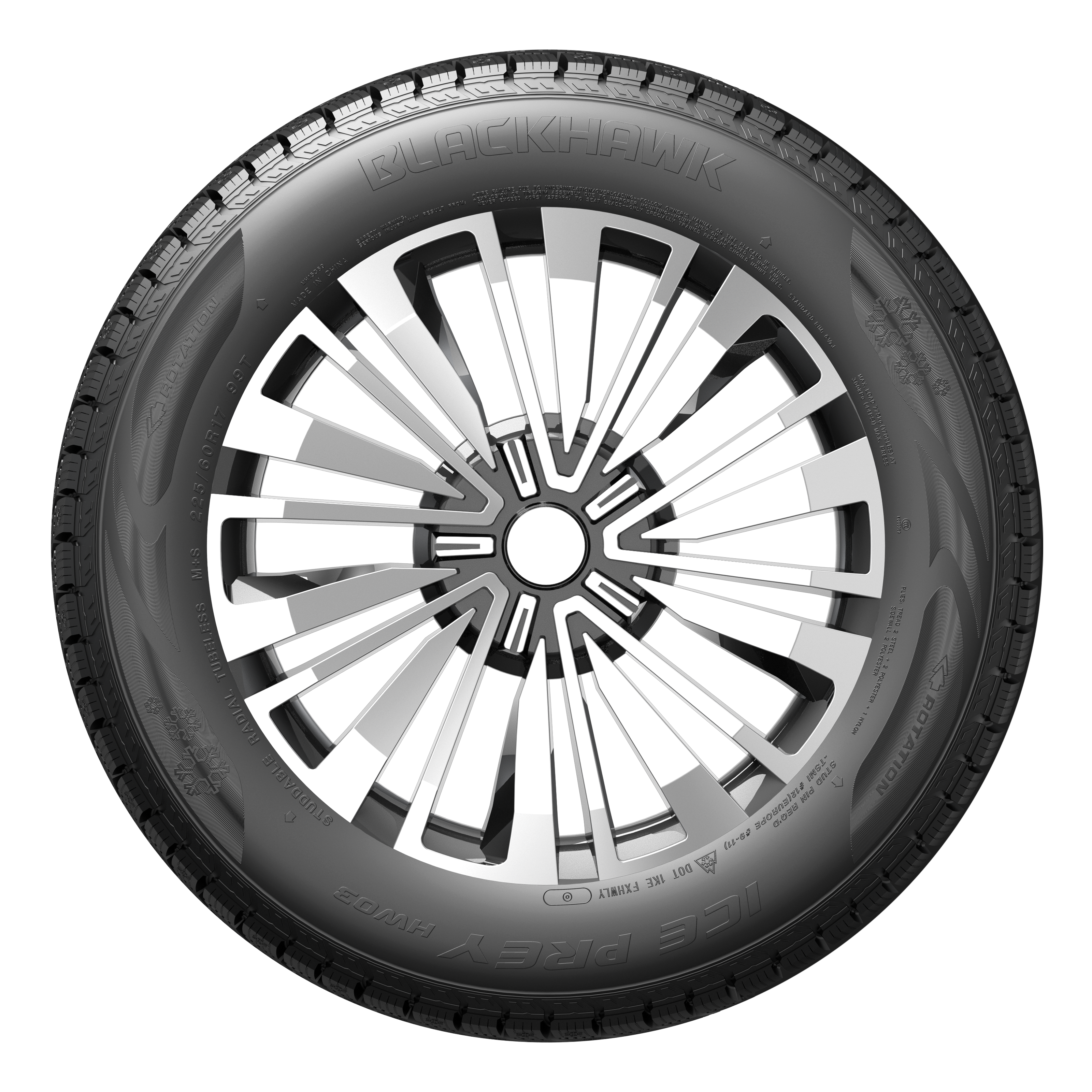 Blackhawk Ice Prey, Studdable Winter Tires for passenger cars in Canadian winters