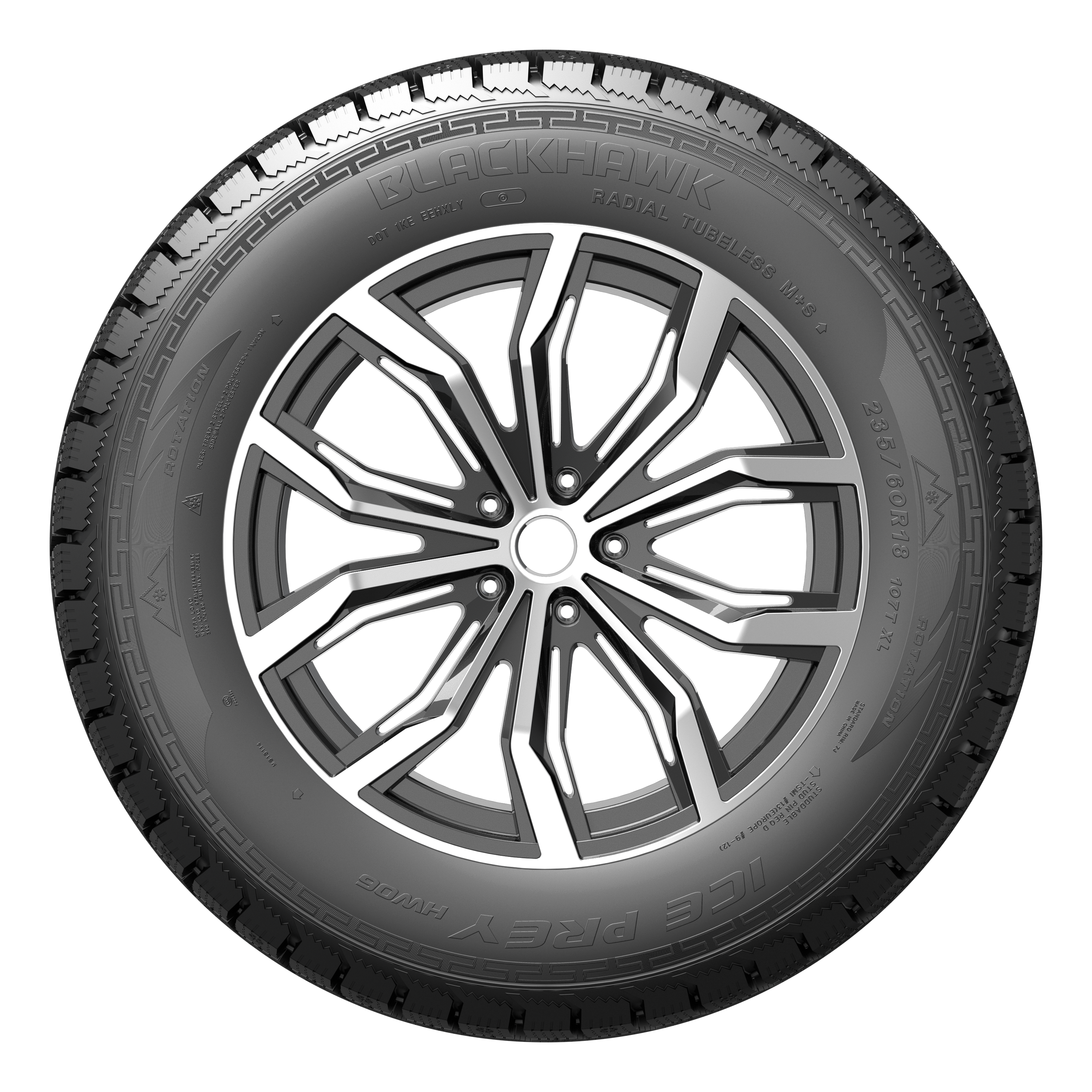 Blackhawk Ice Prey, Studdable Winter Tires for light trucks in Canadian winters